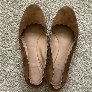 Chloe suede flats